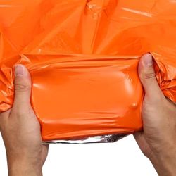 C.A.O. Cao Couverture de Survie Réutilisable - 210 x 130 cm - Orange/Argent