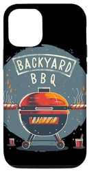 Coque pour iPhone 13 Joli barbecue avec des amis et des étoiles pour les fans de barbecue dans le jardin