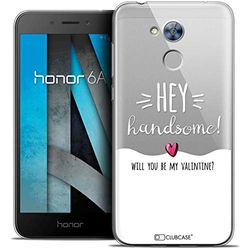 Caseink - Fodral för Huawei Honor 6A (5) [kristallgel mönster HD kollektion kärlek alla hjärtans dag design "Hey Handsome - mjuk - ultratunn - tryckt i Frankrike]