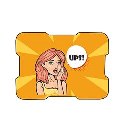 Bonamaison, Digital Printed Mouse Pad, Non-Slip Base, for Office and Home, Size: 22 x 18 cm