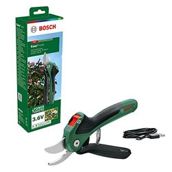 Bosch Tijeras de podar a batería EasyPrune (batería 3,6 V integrada; 450 cortes por recarga; recargable con cable micro USB; en embalaje cartón)