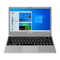 THOMSON SPN14I3-4SL128 Ordenador portátil 14.1'' HD Intel® Core™ i3-5005, 4GB RAM, 128GB SSD, Intel UHD Graphics, Windows 10 Español, Teclado QWERTY Español- Color Plata/Silver