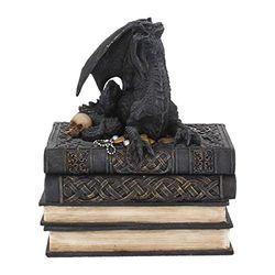 Nemesis Now Secrets Of The Dragon Box (19 cm), preto