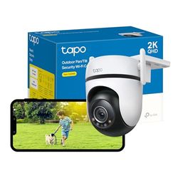 Tapo 2K Pan/Tilt Wireless Outdoor Security Camera, IP66 Weatherproof, AI Detection,360° Visual Coverage,Starlight Colour Night Vision,Cloud &Local Storage,Works with Alexa&Google Home (Tapo C520WS)