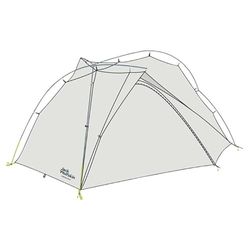 Jack Wolfskin Unisex - Adulto Stratos Lite Iii Tenda a cupola Silver Cloud, taglia unica