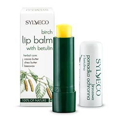 SYLVECO Bálsamo labial de abedul con betulina. Bálsamo labial para mujeres y hombres. Cosméticos naturales de tamaño 4,6 g.