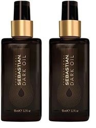 Sebastian Professional Dark Oil Huile Capillaire Lissante, Régénérante et Coiffante 95 ml (Lot de 2)