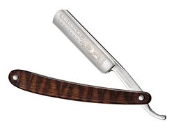Golddachs – Coltello con oro Bassotto – Logo, serpente, manico in legno, 1 pezzi