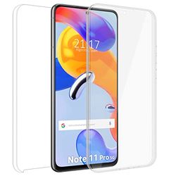 Dubbelfodral Transparent Pc + TPU Full Body 360 för Xiaomi Redmi Note 11 Pro / 11 Pro 5G
