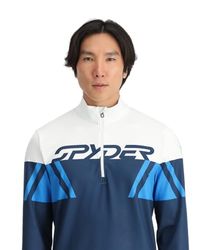 Spyder Paramount 1/2 ritssluiting, heren, True Navy, XXL