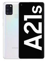 Samsung Galaxy A21s - Smartphone de 6.5" (4 GB RAM, 64 GB de memoria interna, WiFi, Procesador Octa Core, Cámara principal de 48 MP, Android 10.0) Blanco