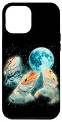 Carcasa para iPhone 14 Plus Tres Dragones Quebrantahuesos Aullan a la Luna Beardies