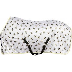 HKM Bee 1243 Couverture pour Cheval Blanc/Jaune 135