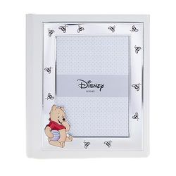 VALENTI & CO. Disney Baby - Winnie - Album photo pour enfants avec cadre photo en argent pour cadeau baptême bébé ou anniversaire enfants