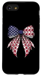 Poodle Dog 4th of July USA American Flag Patriotic Coquette Case for iPhone SE (2020) / 7 / 8
