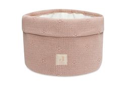 Jollein Verzorgende mand - Cosy Knit, Wild Rose - 60% katoen, 40% acryl - 14x18 cm - roze