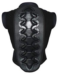 Protectwear Colete protetor para cross, motocicleta, esqui e snowboard, preto, tamanho S/M