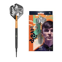 TARGET Darts Bradley Brooks G1 90% Tungten Darts, 18G Soft Tip Dart Set, Professional Dart Sets, Pixel Tip, Electronic Soft Tip Darts Set