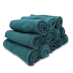 Arkwright Lot de 12 Serviettes de Salon 100% Coton filé à l'anneau Super Douces, légères, à séchage Rapide, absorbantes, parfaites pour Le Spa, Le Visage, la Gym, la cosmétologie, 40,6 x 71,1 cm