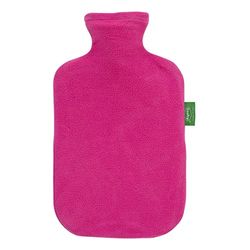 Fashy - Bolsa de agua caliente (2,0 L, 100% forro polar reciclado de poliéster)