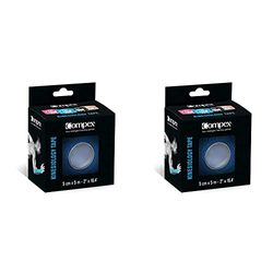 Compex Rouleau de Tape kinésiologique Bande adhésive élastique Adulte Unisexe, Noir, Taille Unique & Rouleau de Tape kinésiologique Bande adhésive élastique Adulte Unisexe, Bleu, Unique