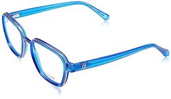 GUESS GU50086 Gafas, Shiny Blue, 53/18/145 para Hombre