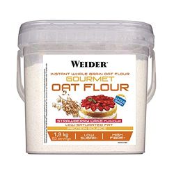 Weider Oat Gourmet. Wholemeal Oatmeal. Protein source with low sugar content. Strawberry flavor (1.9 kg)