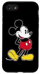 iPhone SE (2020) / 7 / 8 Disney Mickey Mouse Classic Pose Black Case
