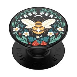 PopSockets : PopGrip - Soporte y asa extensibles con tapa reemplazable para teléfonos inteligentes y tabletas - Bee Boho
