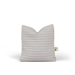 GRÜNSPECHT Rapeseed Pillow with Washable Cover, Heat Pack for Babies & Toddlers, Bloating & Abdominal Pain, Waffle Pique, Grey (376-V1)