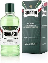 Proraso After shave refrescante, 400 ml, bálsamo facial con aceite de eucalipto y mentol, El embalaje puede variar