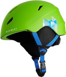 McKINLEY Casque de Ski Pulse JR HS-016 Enfant Unisex-Youth, Green/Black/Blue, Medium