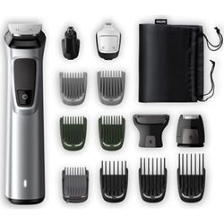 Tondeuse multistyle Philips Multigroom Series 7000 14-en-1 visage, cheveux et corps dotée de la technologie DualCut (modèle MG7720/15)