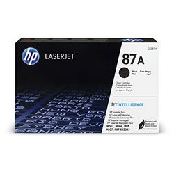 HP 87A CF287A, Cartuccia Toner Originale HP da 8550 Pagine, Compatibile con le Stampanti HP LaserJet Enterprise M501, M506, MFP M527, Nero