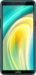 Neffos A5 Dual-SIM Smartphone (15,2 cm (5,99 inch) HD+ Display, 16 GB intern geheugen, 5 MP camera, Android 9.0 Go Edition), smaragdgroen