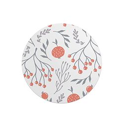 Questo Casa, Tapis de Souris Rond imprimé numérique avec Fond antidérapant pour Bureau et Maison Diamètre 22 cm