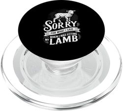 Espectáculo de cordero Espectáculo de ganado de cordero Show de cordero PopSockets PopGrip para MagSafe