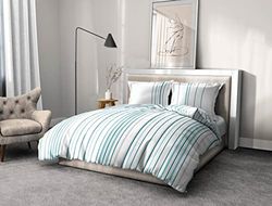Home Passion linne | påslakan - 3 stycken | 100% bomull - 57 trådar | 2 personer - 220 x 240 cm | Bellamy blå