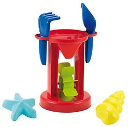 Jouets Ecoiffier - 721 - Moulin à Sable Garni - 4 Pièces - Jeu de plages pour enfants - Dès 18 mois - Fabriqué en France