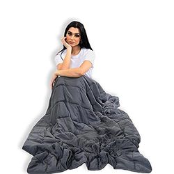 GC GAVENO CAVAILIA Microfibre Weighted Blanket Adult- 150 x 200 Anxiety Relief Fluffy Blanket For Bed- Insomnia Stress Relief- 4Kg