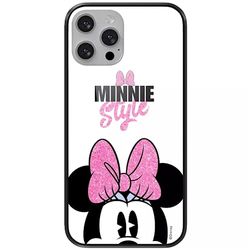 ERT GROUP mobiltelefonfodral för Apple Iphone 13 originalt och officiellt licensierat Disney mönster Minnie 050 tillverkad av härdat glas, skyddsfodral
