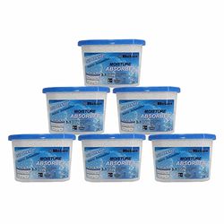 Belaco Dehumidifier Pack of 6x 500ml Prevent Mould & Mildew, Eliminating Musty Odor, Remove Dampness, Absorb Excess Mositure in Home, Kitchen, Bathroom, Bedroom, Wardrobe, Caravan, Office, Basement
