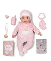 Baby Annabell Annabell 43cm, soft doll with functions and sound for children from 3 years, incl. accessories