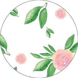 Bonateks, Ronde digitaal bedrukte muismat, antislip onderkant, voor kantoor en thuis, diameter: 22 cm