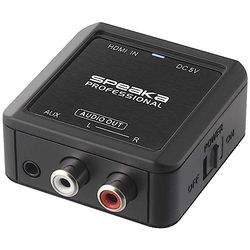 Speaka Conversor de Audio Profesional [HDMI - RCA]