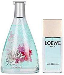 Loewe Lot de 2 bouteilles d'eau de loewe de mer de corail 100 ml