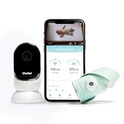 Owlet Smart Sock 3 Vigilabebés y Owlet cámara, con Ritmo cardíaco y oxígeno