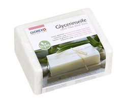 GLOREX 6 1600 171 – glycerintvål eko med aloe vera, ogenomskinlig tvål på hudneutral bas, dermatologiskt testad, 100% vegansk, 500 g block som grund för tvålhällning