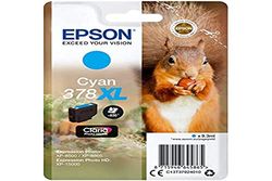 Epson 378XL 9.3ml 830pages Cyan cartouche d'encre - Cartouches d'encre (Epson, Cyan, Expression Photo XP-8500, XP-8505 Expression Photo HD XP-15000, 9,3 ml, 830 pages)