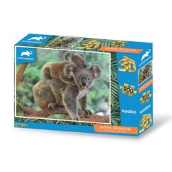 Grandi Giochi Discovery Koala Pozioma układanka soczewkowa, z 500 sztuk i opakowaniem z efektem 3D-PU202000, PU202000
